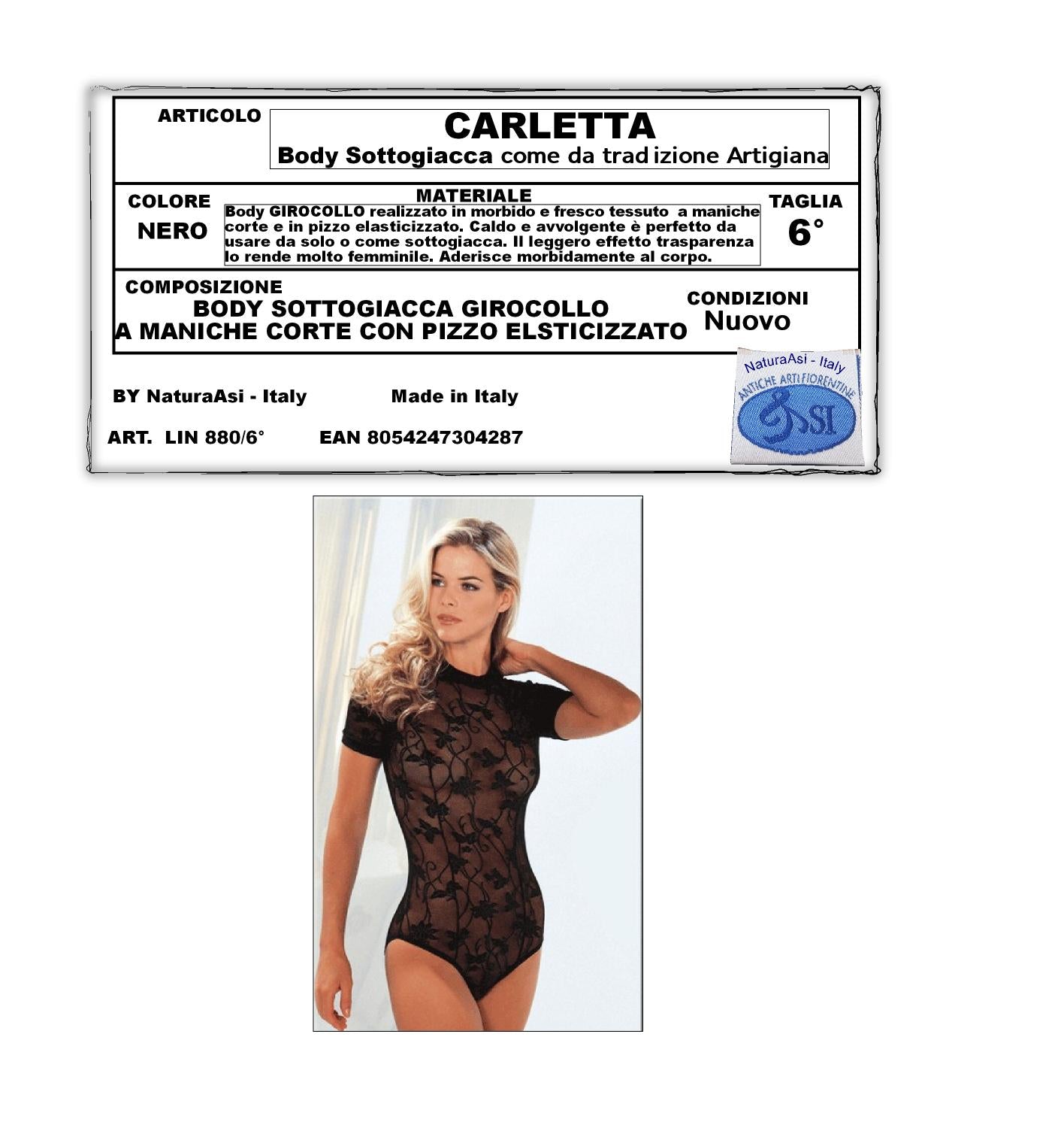 Body Sottogiacca CARLETTA