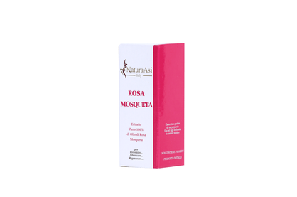 ROSA MOSQUETA OIL PURO 100% | NaturaAsi™ 10ml RIGENERANTE, LENITIVO, UMETTANTE, CICATRIZZANTE